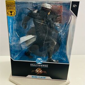 💎 New! DC Multiverse Dark Flash Action Figure With Stand - Gold Label Collection